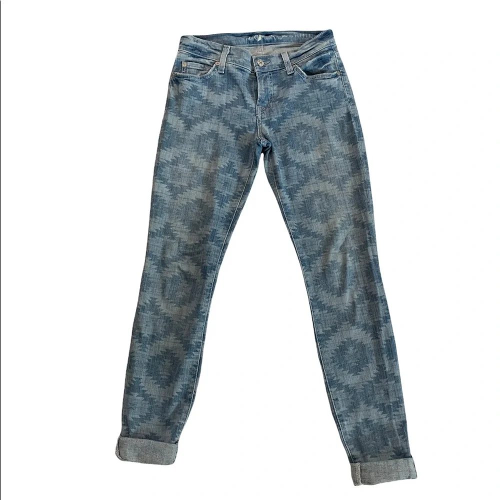 7 For All Mankind The Skinny Jeans Size 26 - Picture 6 of 16